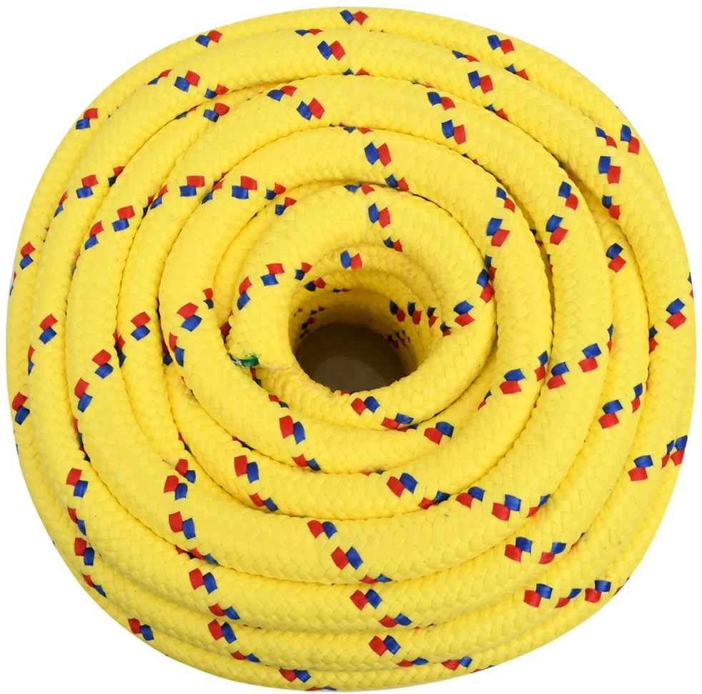 Daugiafunkcinė buitinė virvė 20 mm 25 m Geltona PP
