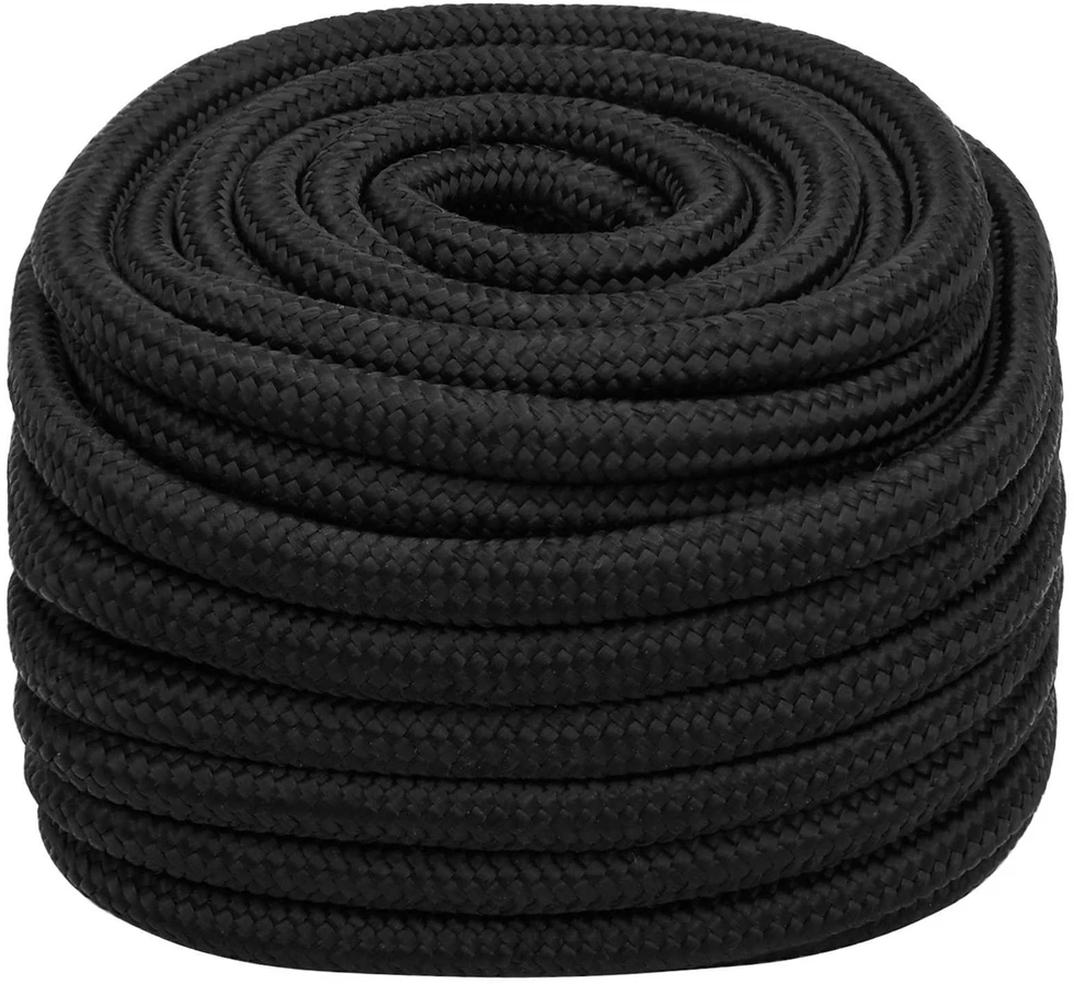 Daugiafunkcinė buitinė virvė 20 mm 50 m Juoda PP