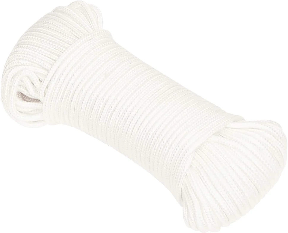 Daugiafunkcinė buitinė virvė 3 mm 100 m Balta PP