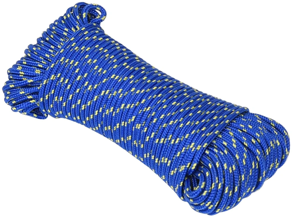Daugiafunkcinė buitinė virvė 3 mm 25 m Mėlyna PP