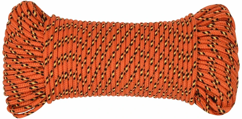 Daugiafunkcinė buitinė virvė 3 mm 500 m Oranžinė PP