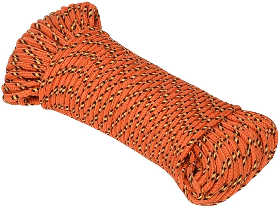 Daugiafunkcinė buitinė virvė 3 mm 500 m Oranžinė PP