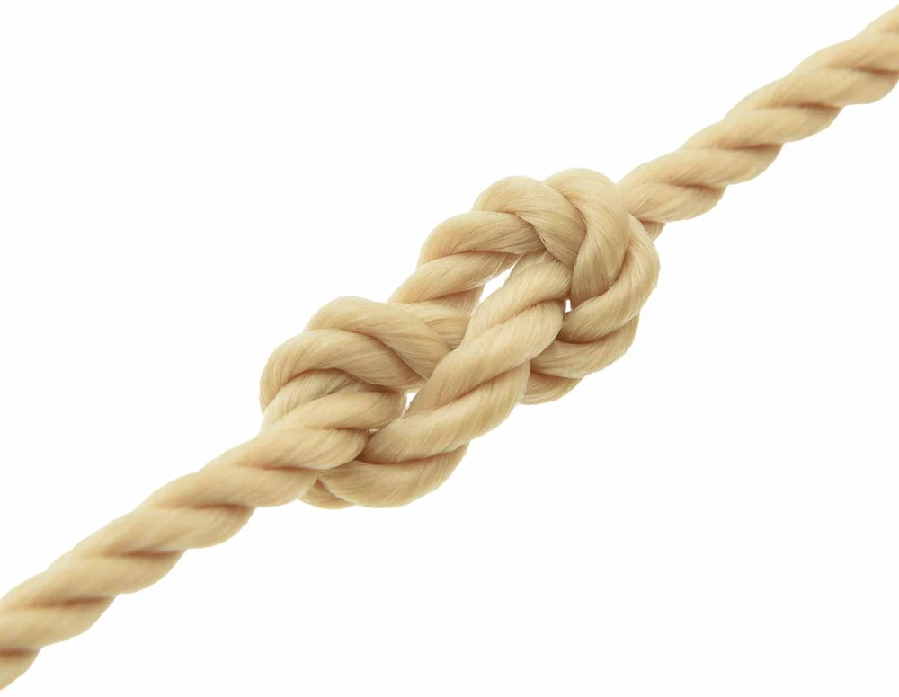 Daugiafunkcinė buitinė virvė 4 mm 25 m Natūrali PP