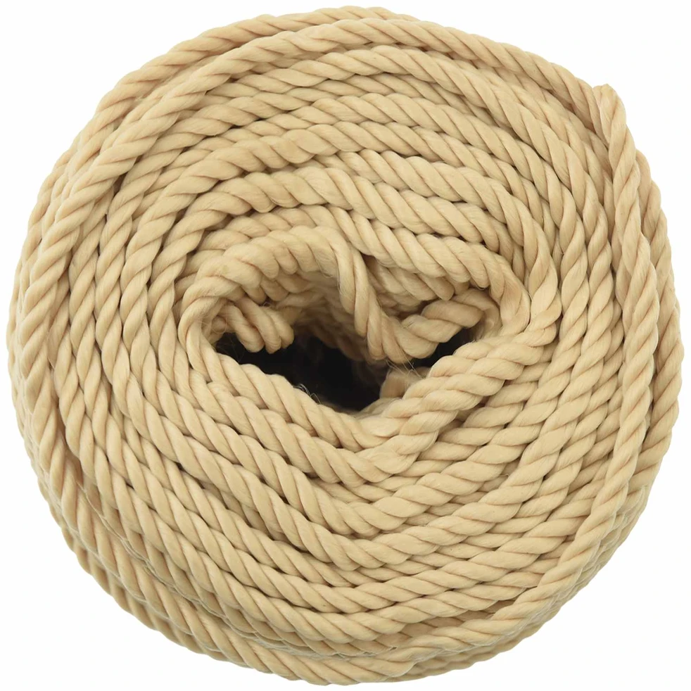 Daugiafunkcinė buitinė virvė 4 mm 25 m Natūrali PP
