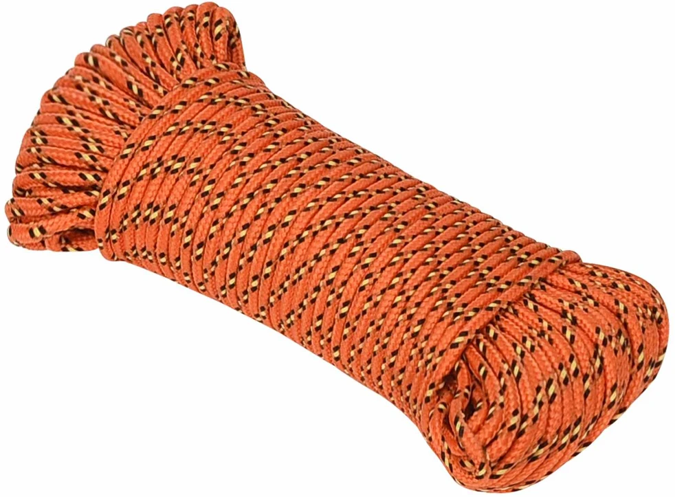 Daugiafunkcinė buitinė virvė 5 mm 100 m Oranžinė PP