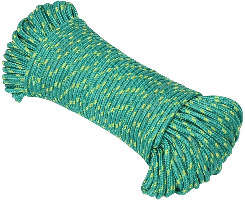 Daugiafunkcinė buitinė virvė 5 mm 25 m Žalia PP