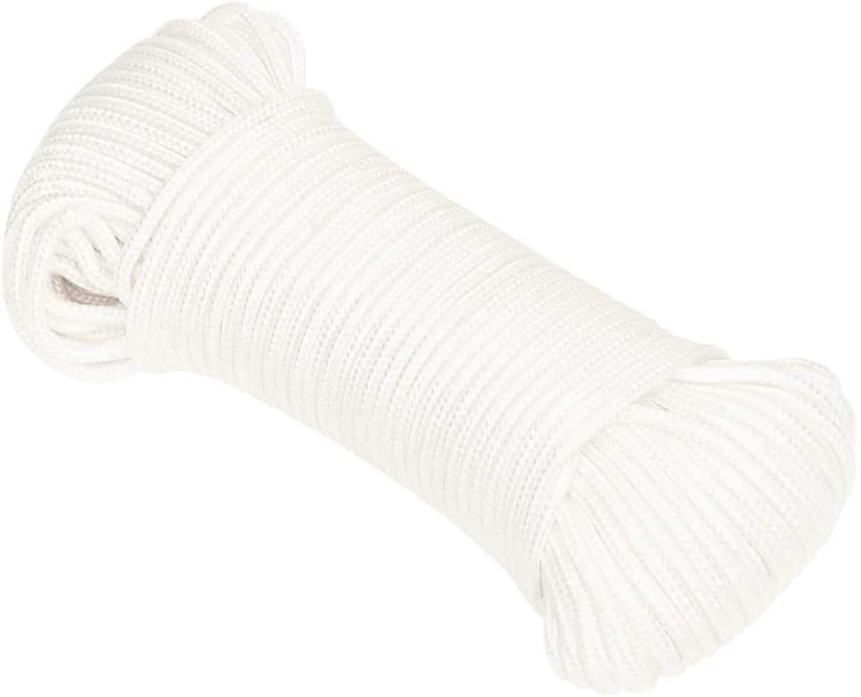Daugiafunkcinė buitinė virvė 5 mm 50 m Balta PP