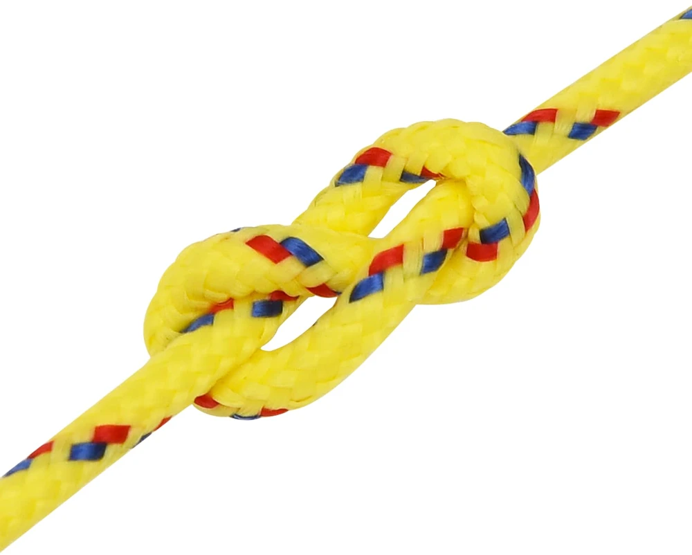 Daugiafunkcinė buitinė virvė 5 mm 50 m Geltona PP