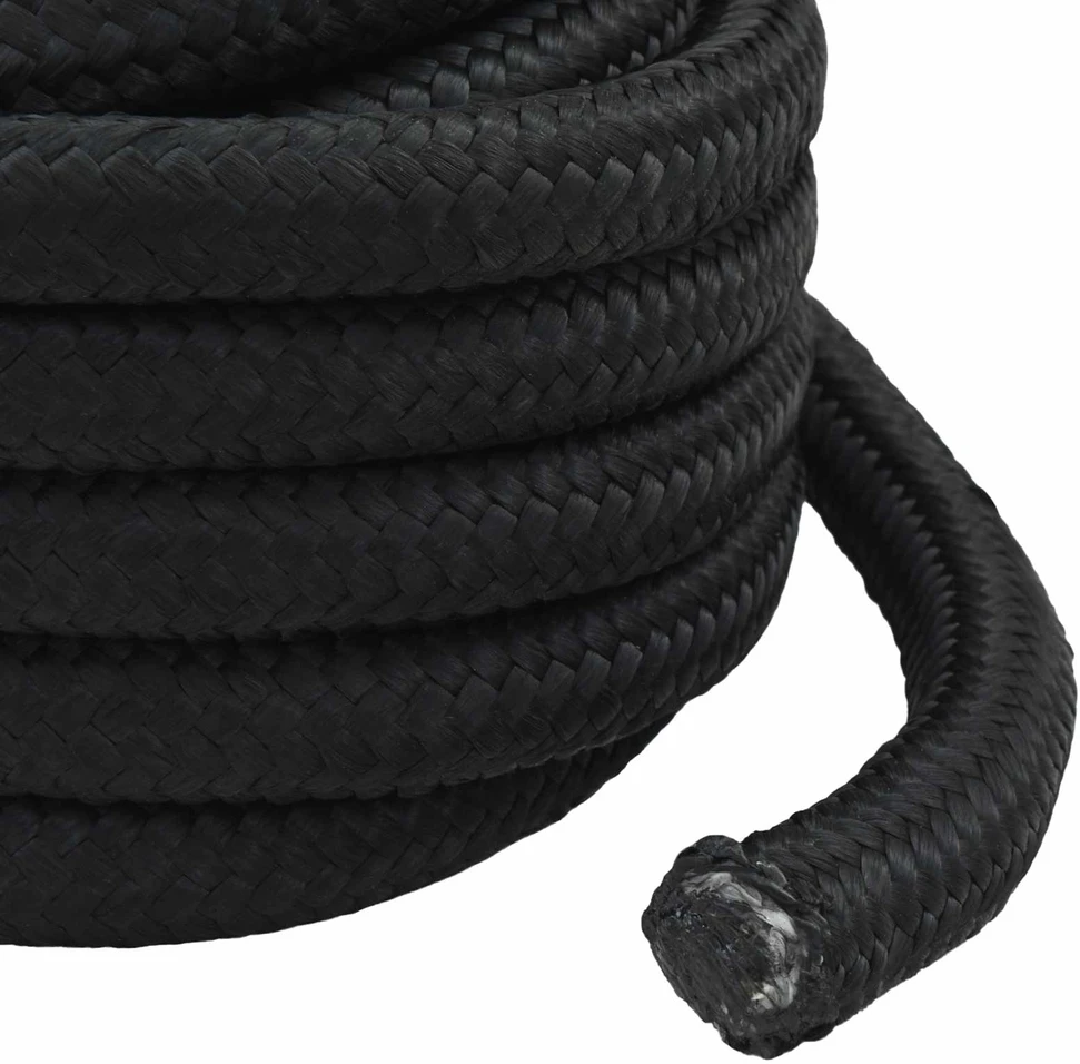 Daugiafunkcinė buitinė virvė 50 mm 25 m Juoda PP