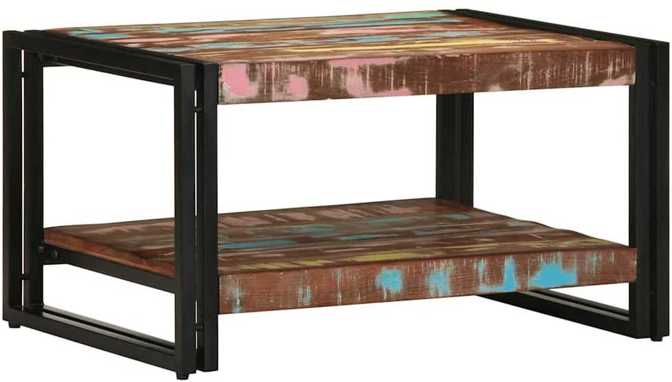 Daugiaspalvis kavos staliukas, 70x50x38cm, perdirbta mediena