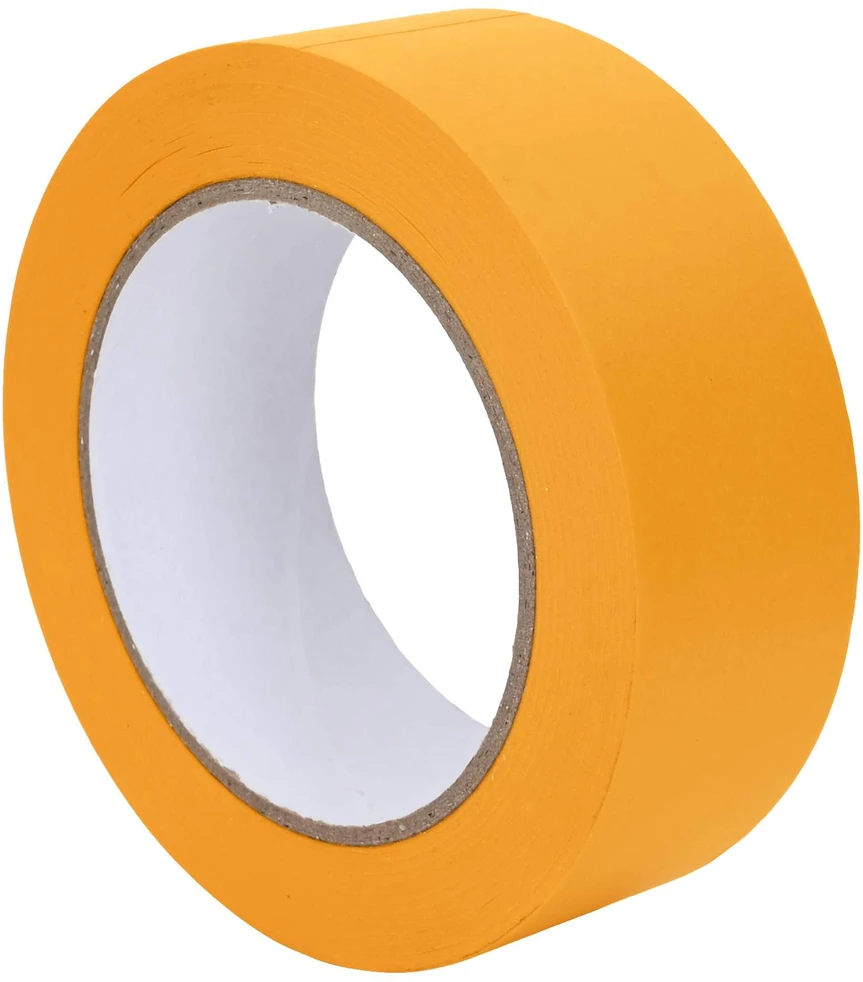 Dažytojo maskavimo juostos 12 vnt. Geltona 38mm x 50m Popierius