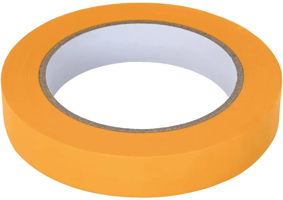 Dažytojo maskavimo juostos 24 vnt. Geltona 19mm x 50m Popierius