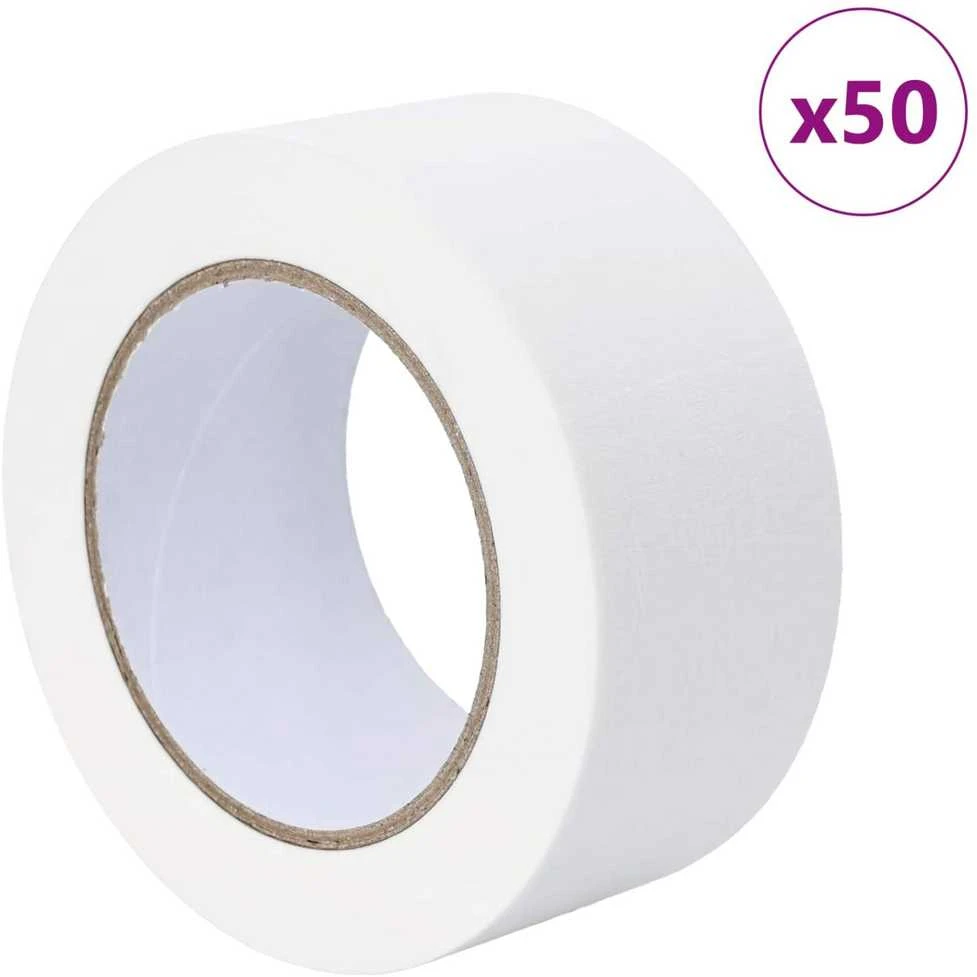 Dažytojo maskavimo juostos 50 vnt. Balta 50mm x 50m Popierius