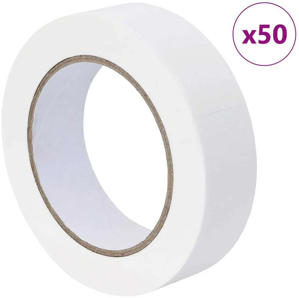 Dažytojo maskavimo juostos 50 vnt. Balta 30mm x 50m Popierius