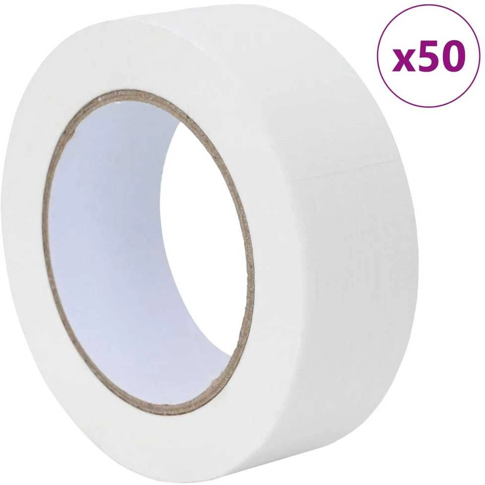 Dažytojo maskavimo juostos 50 vnt. Balta 38mm x 50m Popierius