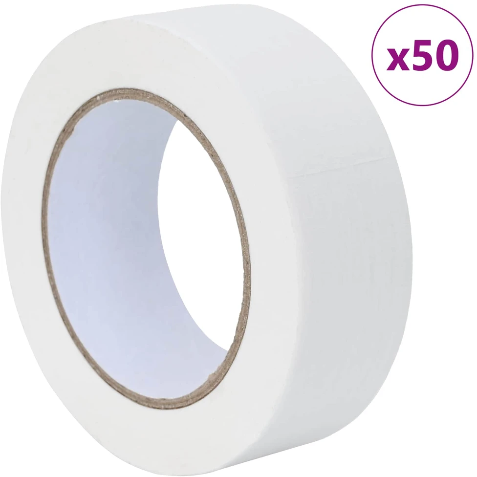 Dažytojo maskavimo juostos 50 vnt. Balta 38mm x 50m Popierius