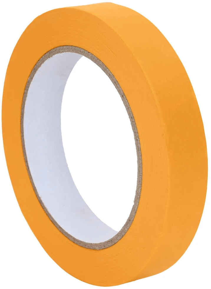 Dažytojo maskavimo juostos 50 vnt. Geltona 19mm x 50m Popierius