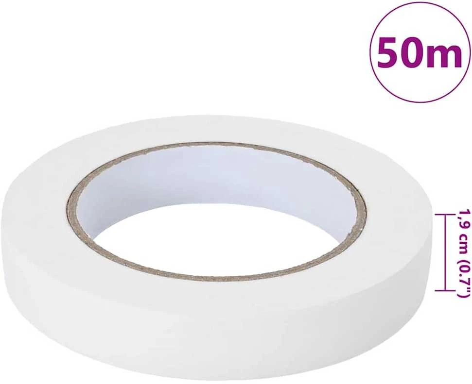 Dažytojo maskavimo juostos 6 vnt. Balta 19mm x 50m Popierius