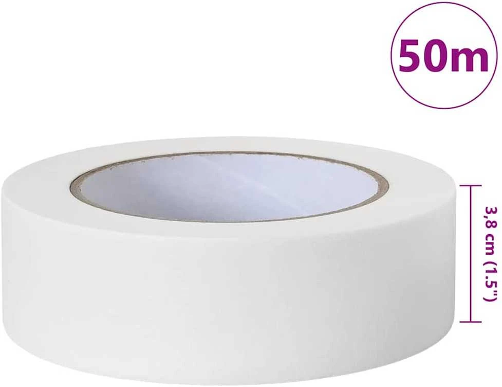 Dažytojo maskavimo juostos 6 vnt. Balta 38mm x 50m Popierius