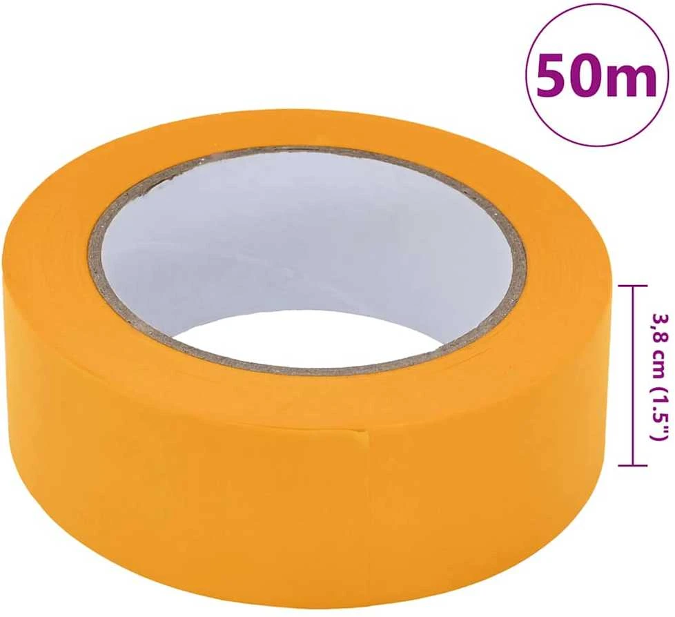 Dažytojo maskavimo juostos 6 vnt. Geltona 38mm x 50m Popierius