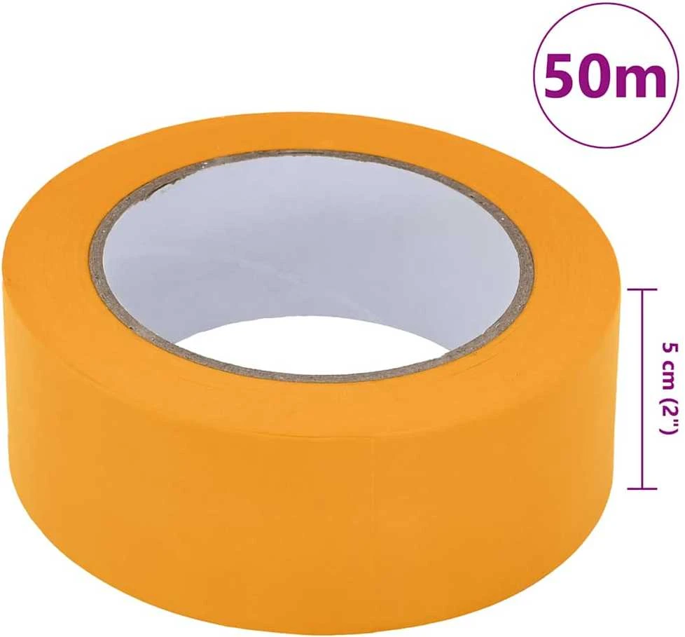 Dažytojo maskavimo juostos 6 vnt. Geltona 50mm x 50m Popierius