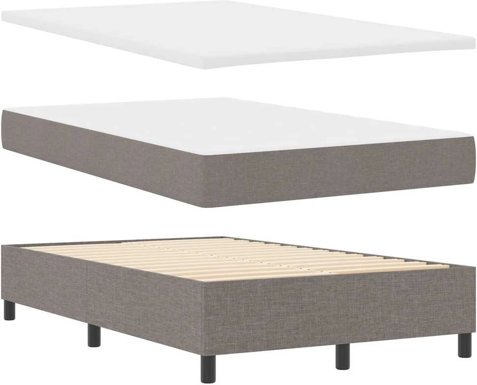 Kiemas lova su galvūgalio Tortora 120 x 200 cm audinys