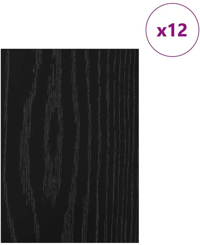 Dekoratyvinės Panelės 12 vnt. Juodojo ąžuolo 21 x 30 x 0,27 cm
