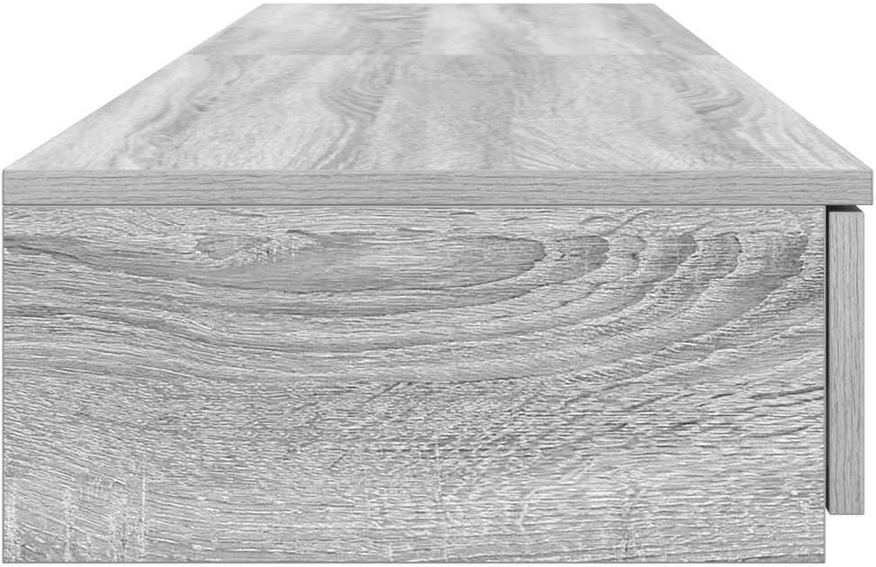 Lovos stalčiai Pilkas Sonoma 150 x 36,5 x 16,5 cm