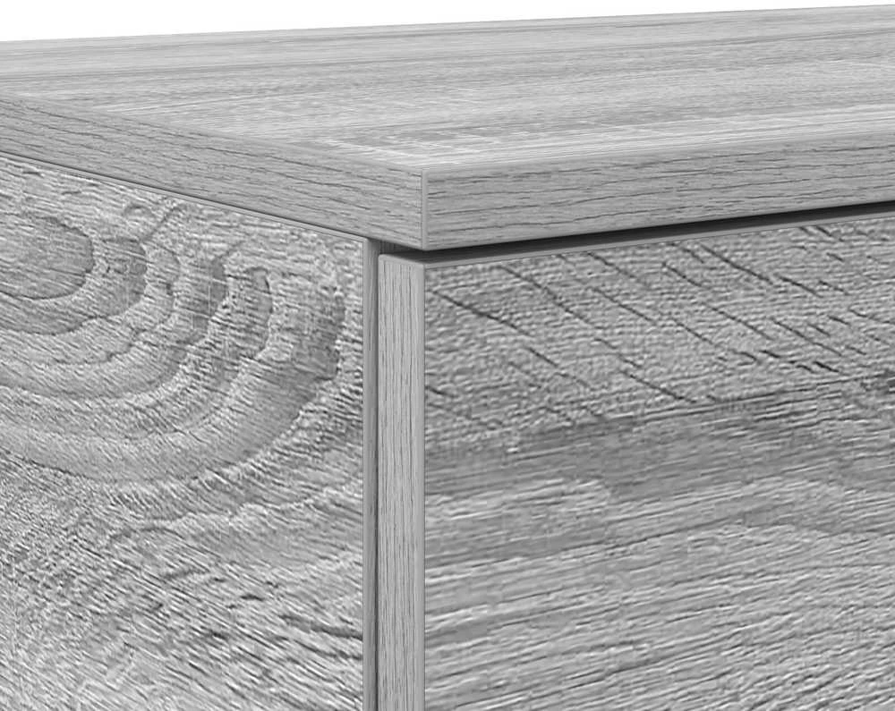 Lovos stalčiai Pilkas Sonoma 150 x 36,5 x 16,5 cm