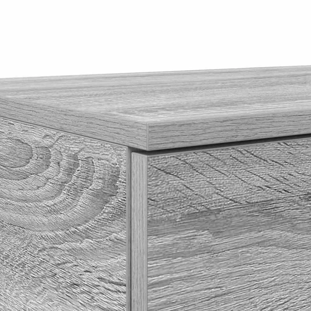 Lovos stalčiai Pilkas Sonoma 150 x 36,5 x 16,5 cm