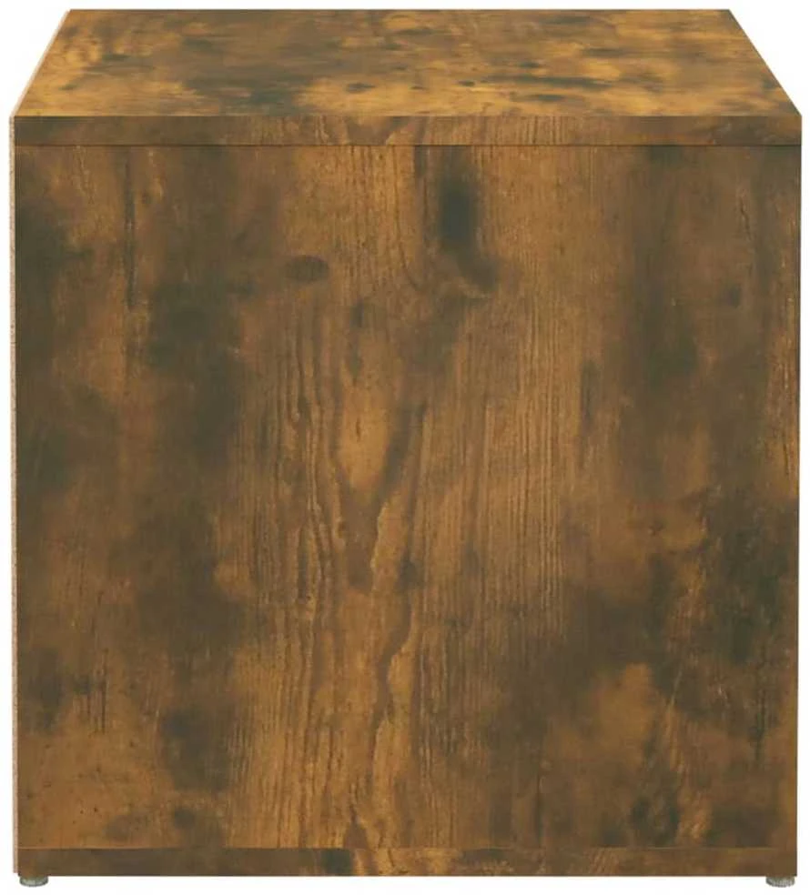 Dėžė-stalčius, dūminio ąžuolo, 40,5x40x40cm, apdirbta mediena