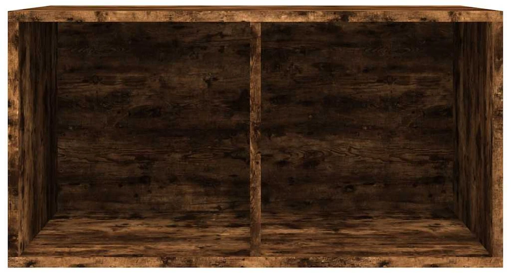 Dėžė vinilinėms plokštelėms, ąžuolo, 71x34x36cm, mediena