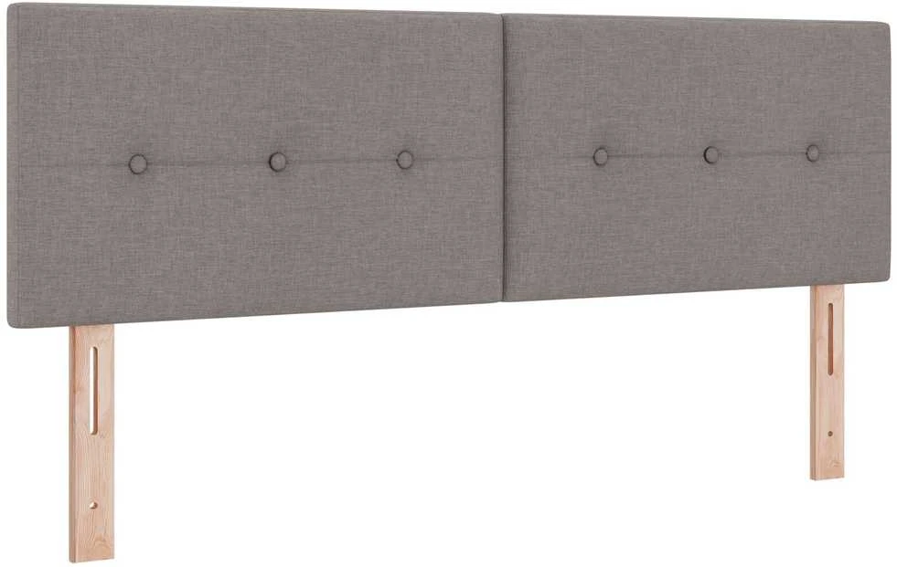 Kiemas lova su galvūgalio Taupe 140 x 200 cm audinys