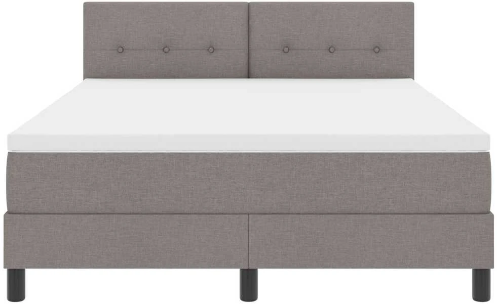 Kiemas lova su galvūgalio Taupe 140 x 200 cm audinys