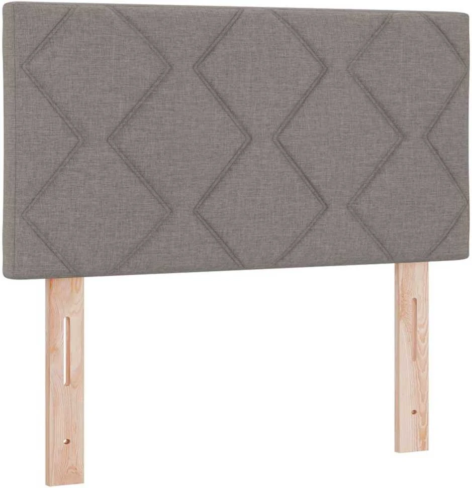 Kiemas lova su pagalve Tortora 200 x 80 cm audinys