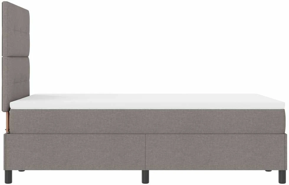 Kiemas lova su LED juostelėmis Tortora 120 x 200 cm audinys