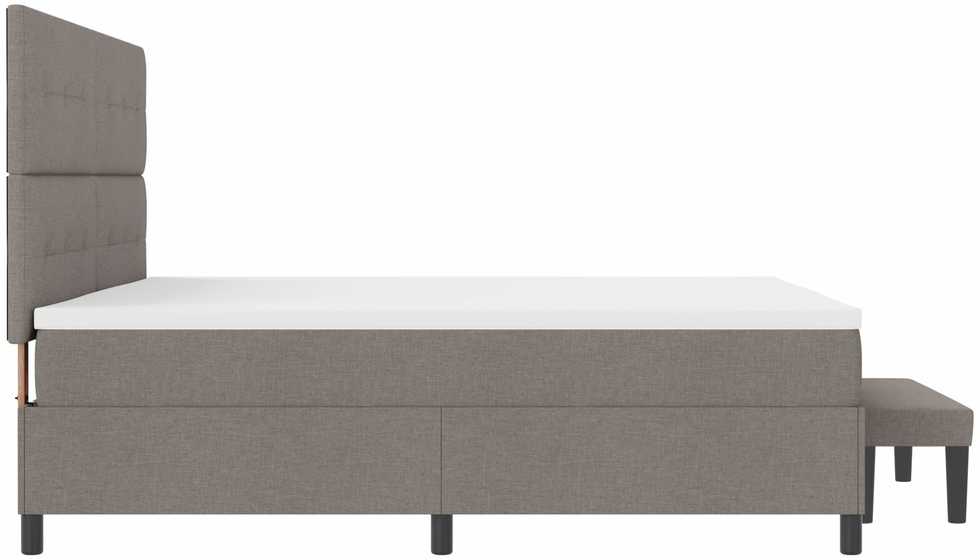Kiemas lova su galvūgalio Tortora 200 x 200 cm audinys