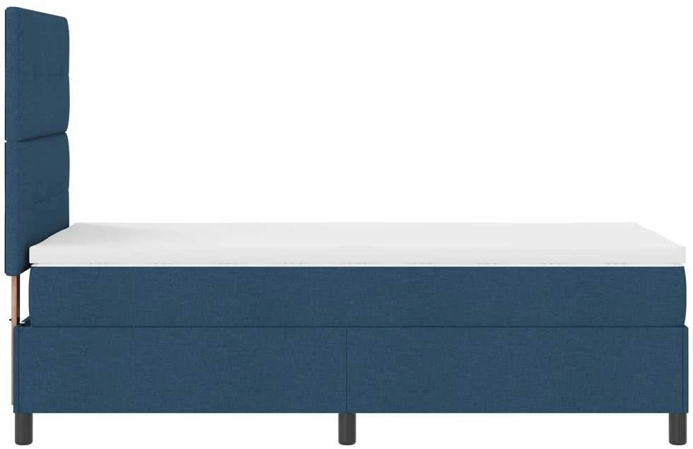 Kiemas lova su pagalve Mėlyna 100 x 200 cm audinys