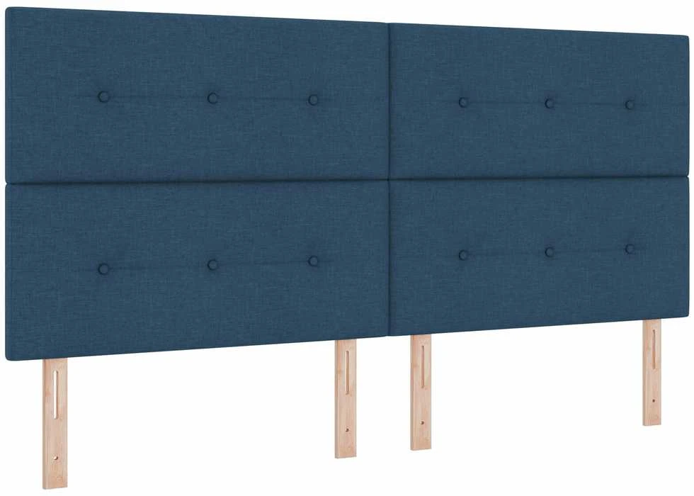 Kiemas lova su galvūgalio Mėlyna 200 x 200 cm audinys