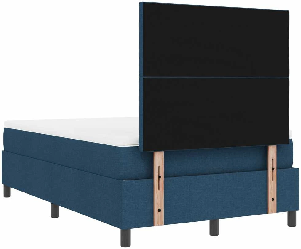 Kiemas lova su galvūgalio Mėlyna 120 x 190 cm audinys