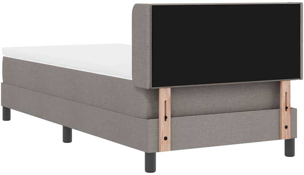 Kiemas lova su galvūgalio Taupe 200 x 80 cm audinys