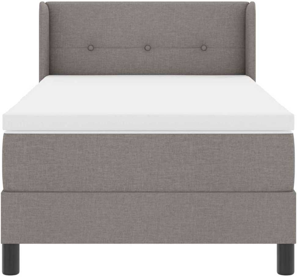 Kiemas lova su galvūgalio Taupe 200 x 80 cm audinys