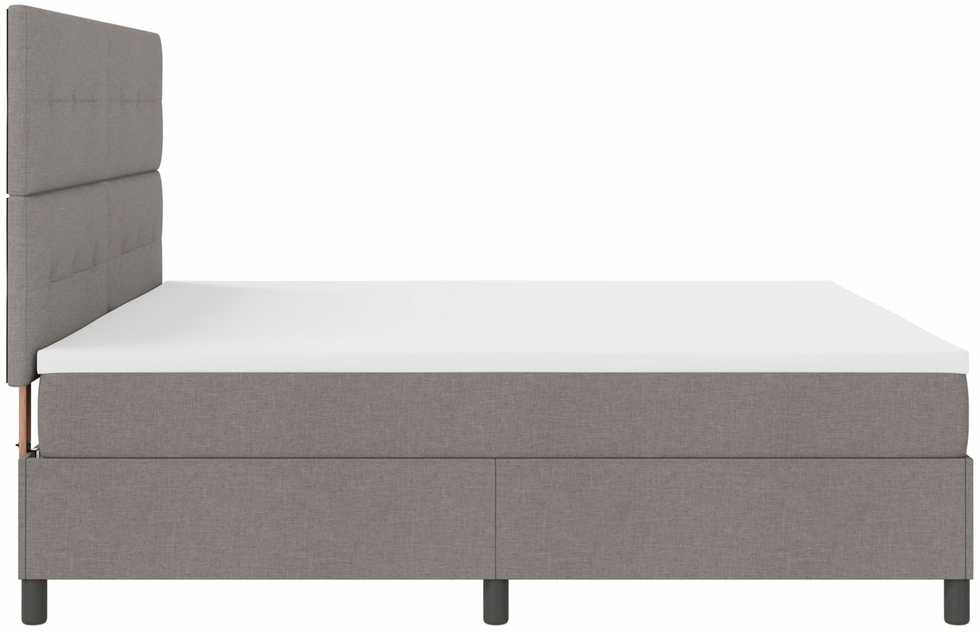 Kiemas lova su LED juostelėmis Tortora 200 x 200 cm audinys