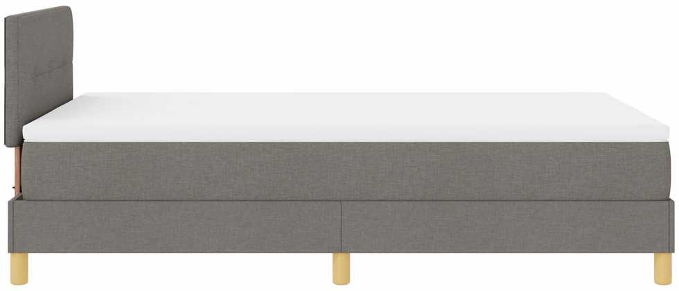Kiemas lova su pagalve Tortora 120 x 190 cm audinys