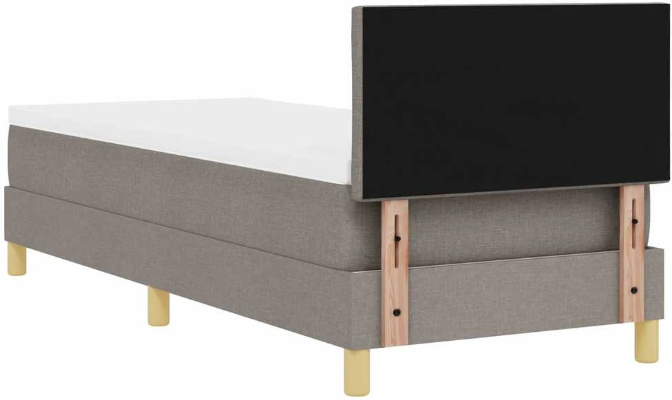 Kiemas lova su pagalve Tortora 80 x 200 cm audinys