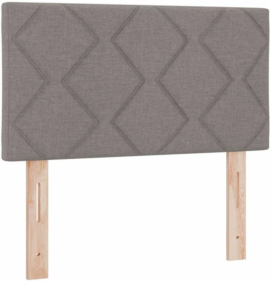 Kiemas lova su pagalve Tortora 80 x 200 cm audinys