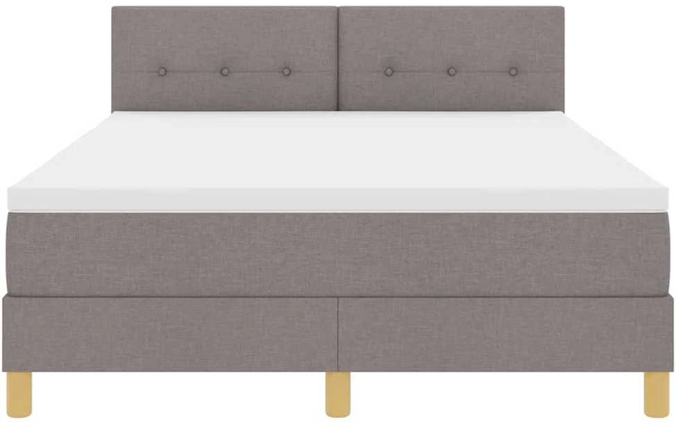 Kiemas lova su pagalve Tortora 140 x 190 cm audinys