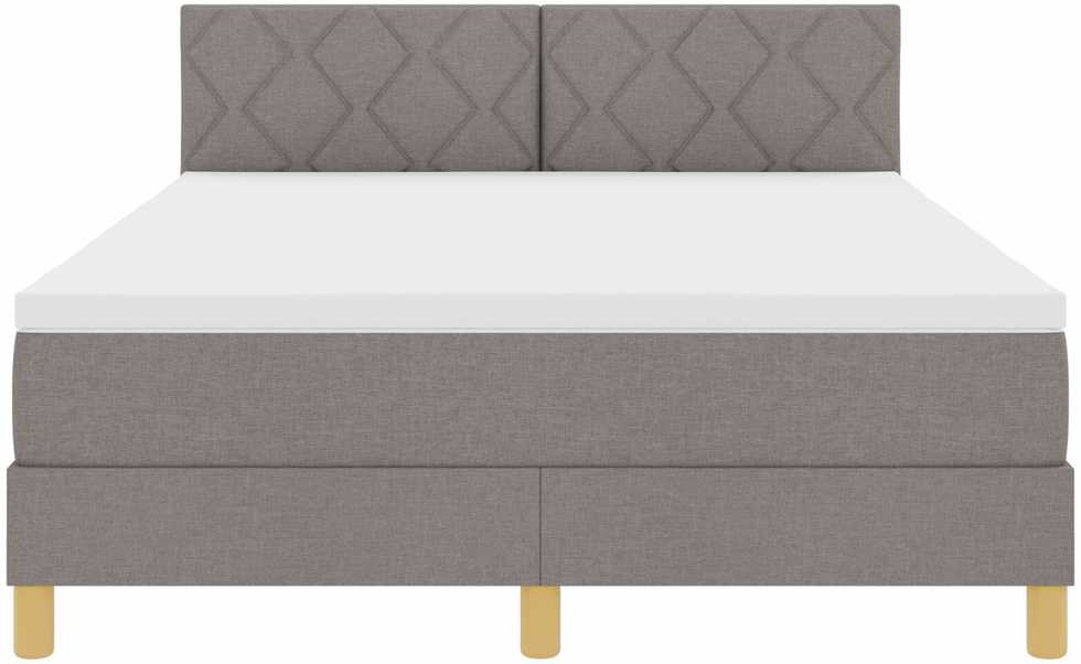 Kiemas lova su pagalve Tortora 140 x 190 cm audinys