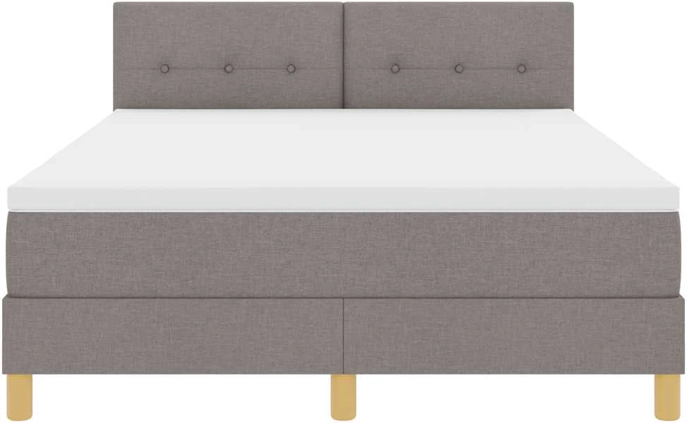 Kiemas lova su pagalve Tortora 140 x 190 cm audinys