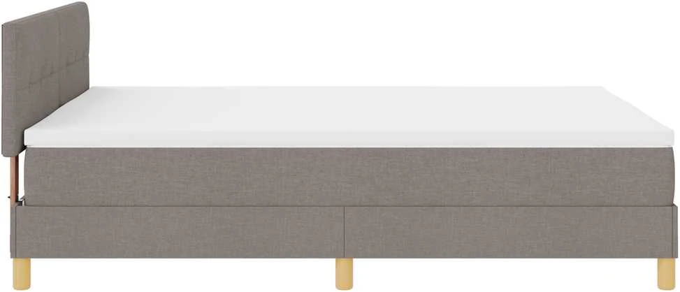 Kiemas lova su pagalve Tortora 140 x 190 cm audinys
